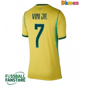 Brasilien Vinicius Junior #7 Replik Heimtrikot Damen WM 2026 Kurzarm